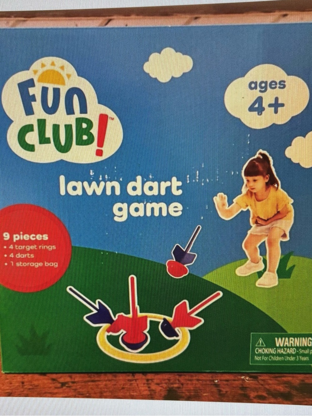 Kids lawn dart game by Fun Club! NIB